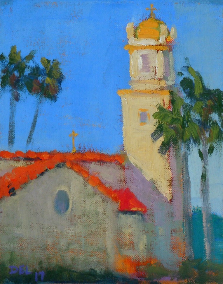 St. Christopher's - 10x8 oil on panel