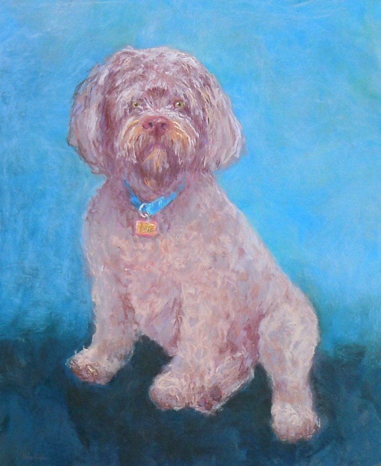 Mokie - 16x20 - pastels